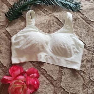 White Bali Workout Bra